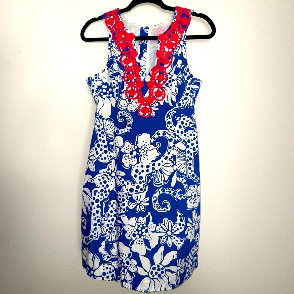 Lilly Pulitzer Augusta Dress – Quahog Chowdah Print, Size 6